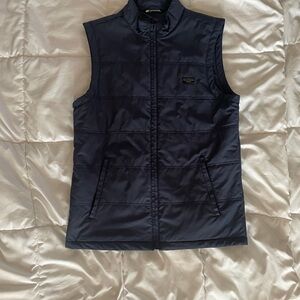 travis Matthew Navy Puffer Vest